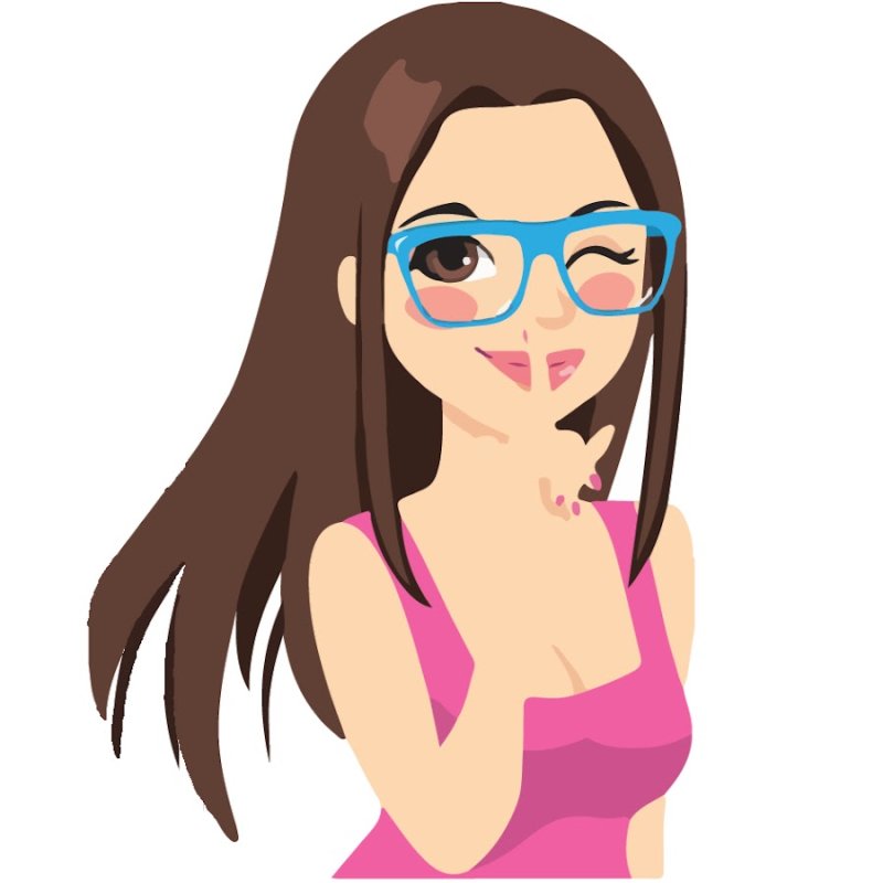 Красивая женщина мультяшная