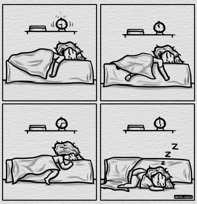 Спит комикс