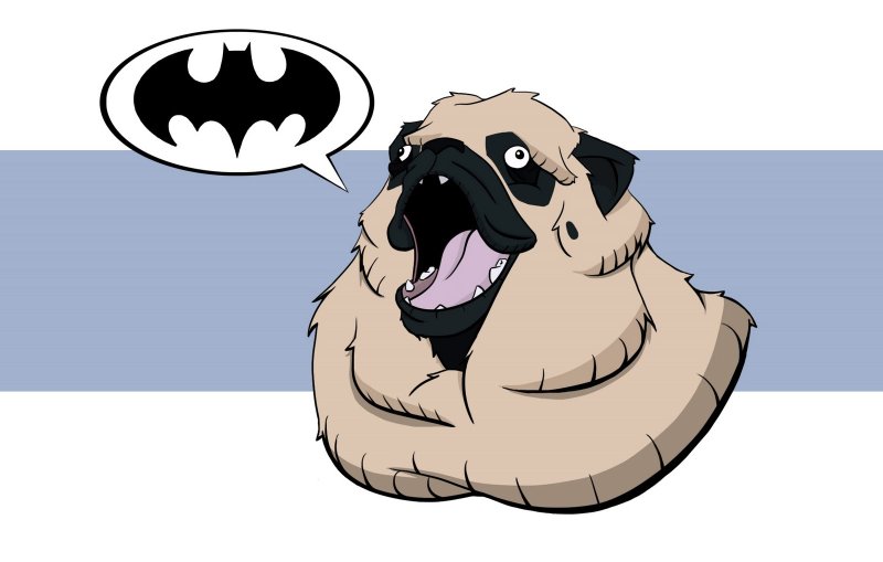 Мопс Бэтмен