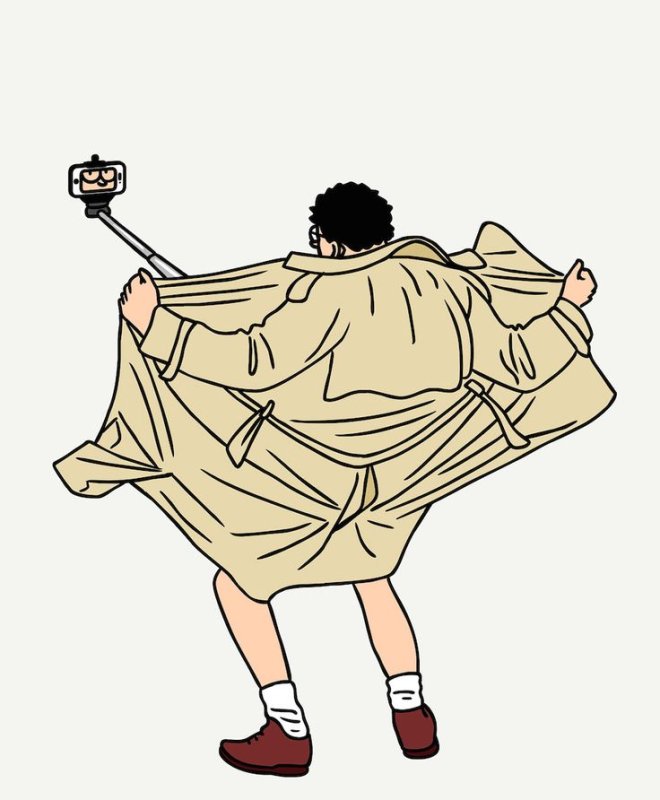 МАНЬЯК распахивает плащ