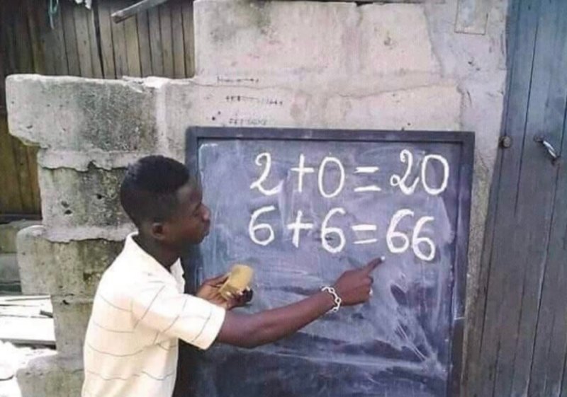 Негры математика