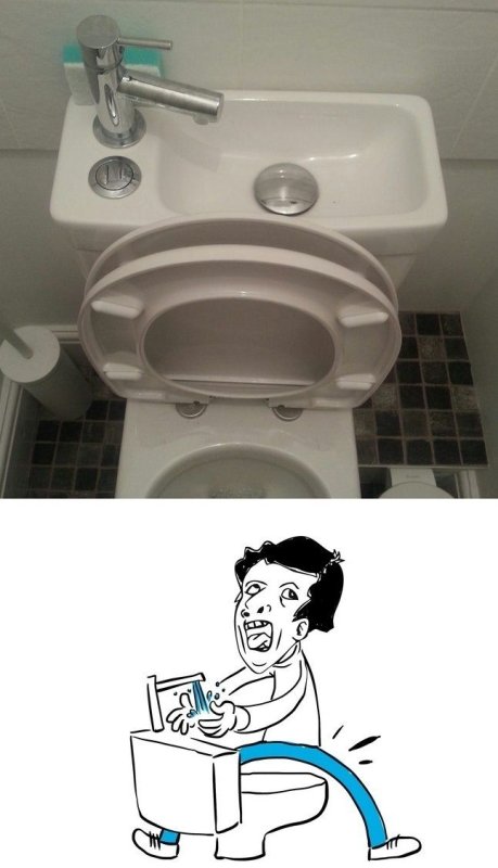 Смешные мемы про туалет