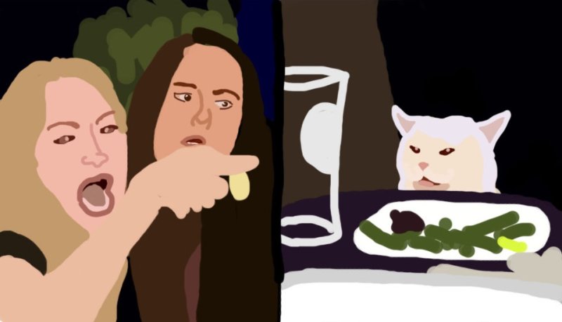 Кот истеричка