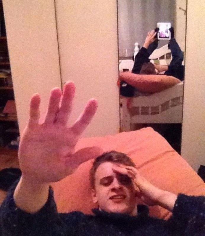 Прикольные селфи парней