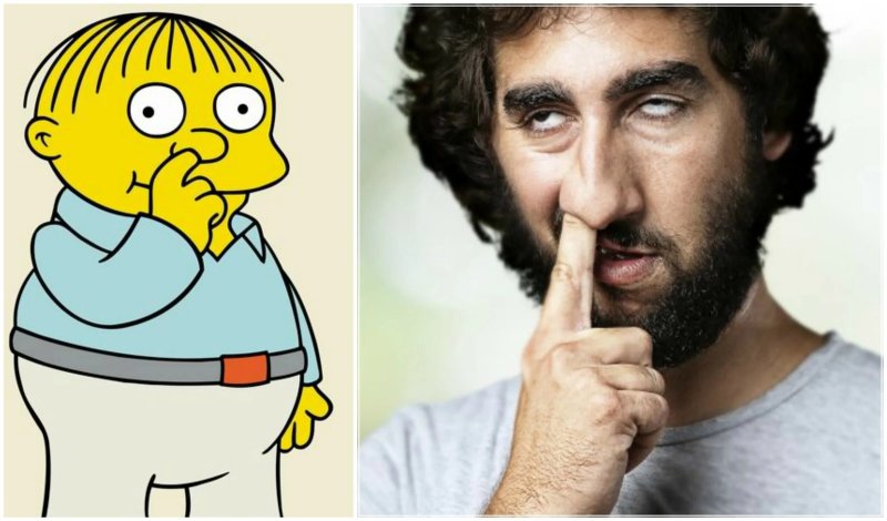 Ковыряется в носу картинка