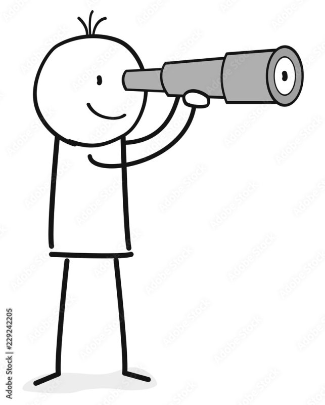 Чел с подзорной трубой