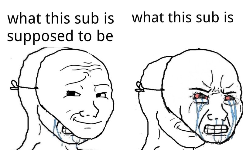 Плачущий чел под маской Мем