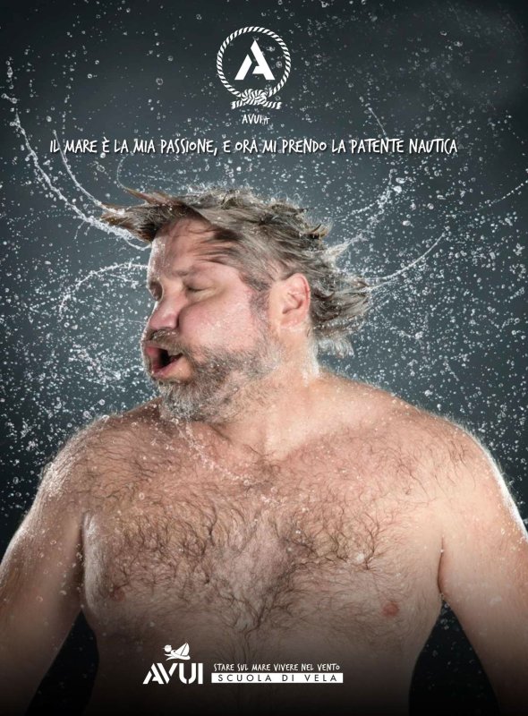 Толстый мужик с волосами