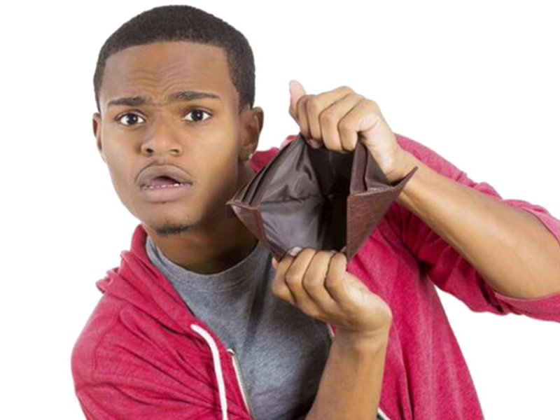 Чувак с пустым кошельком