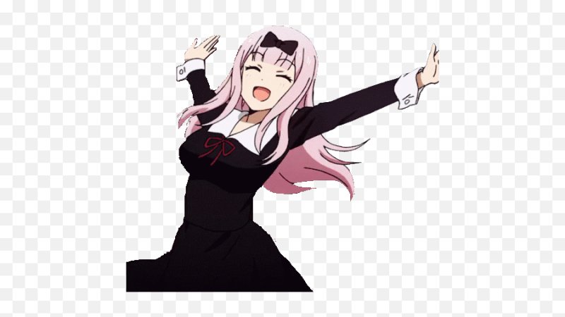 С танцующей аниме девочкой с розовыми волосами