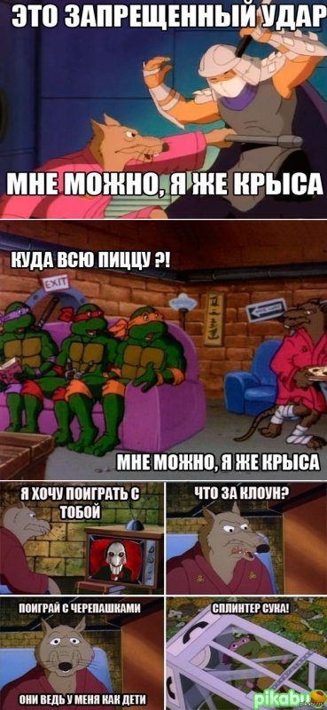 Сплинтер и Черепашки Мем