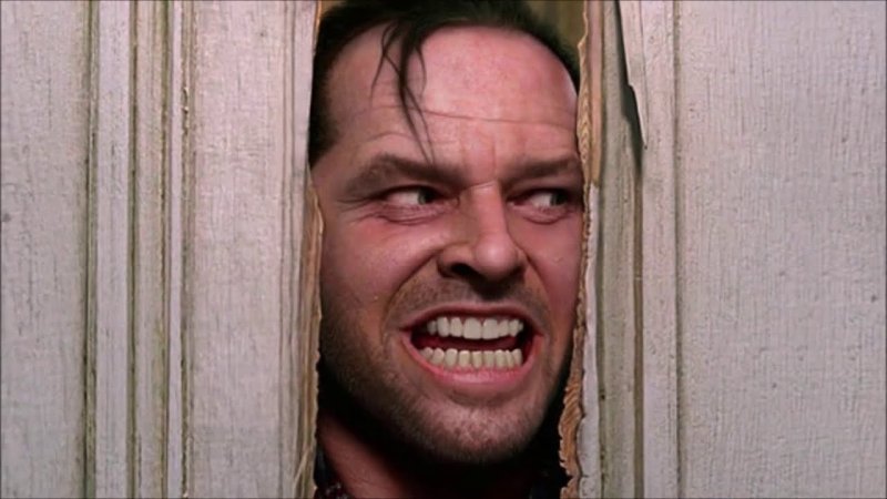 Джек Николсон сияние Мем