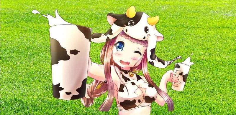 Аниме корова
