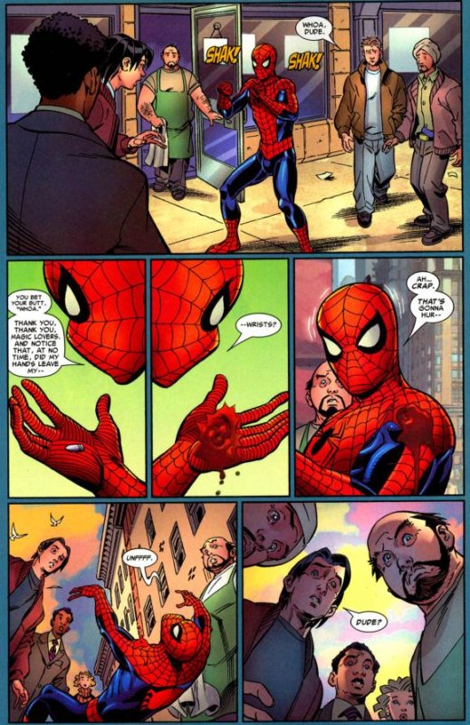 Дружелюбный сосед человек паук комикс