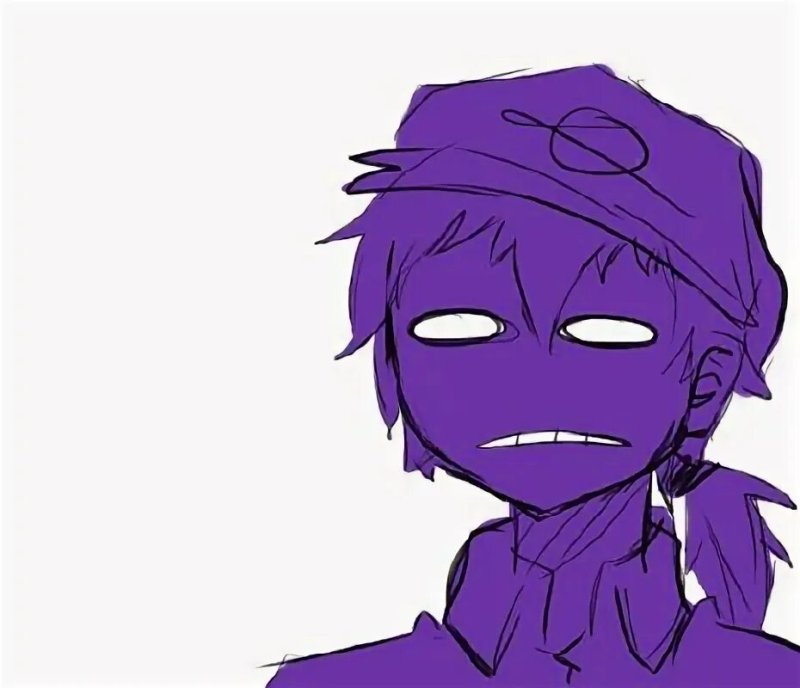 Вильям Афтон фиолетовый человек