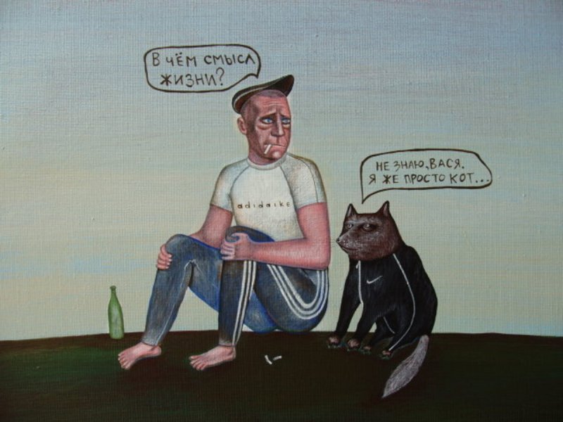 Карикатуры про котов