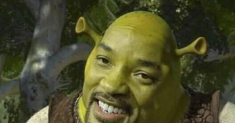 Мем Шрек Уилл Смит