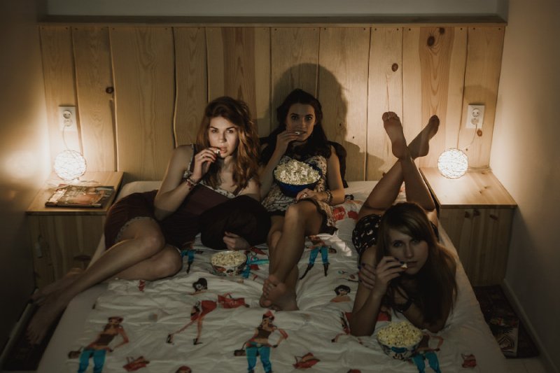 Ночевка у девушек