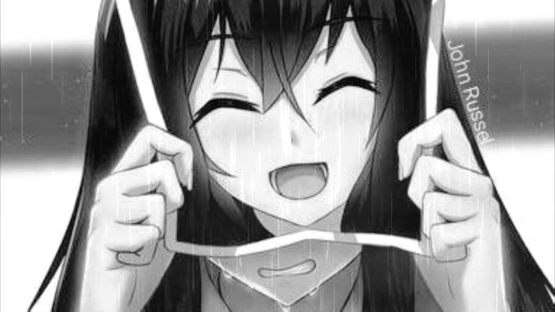 Радостное лицо аниме