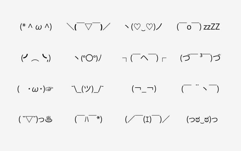 Смайлы из скобок