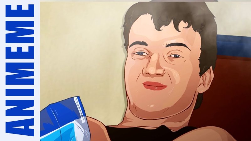 Мем упоротый парень