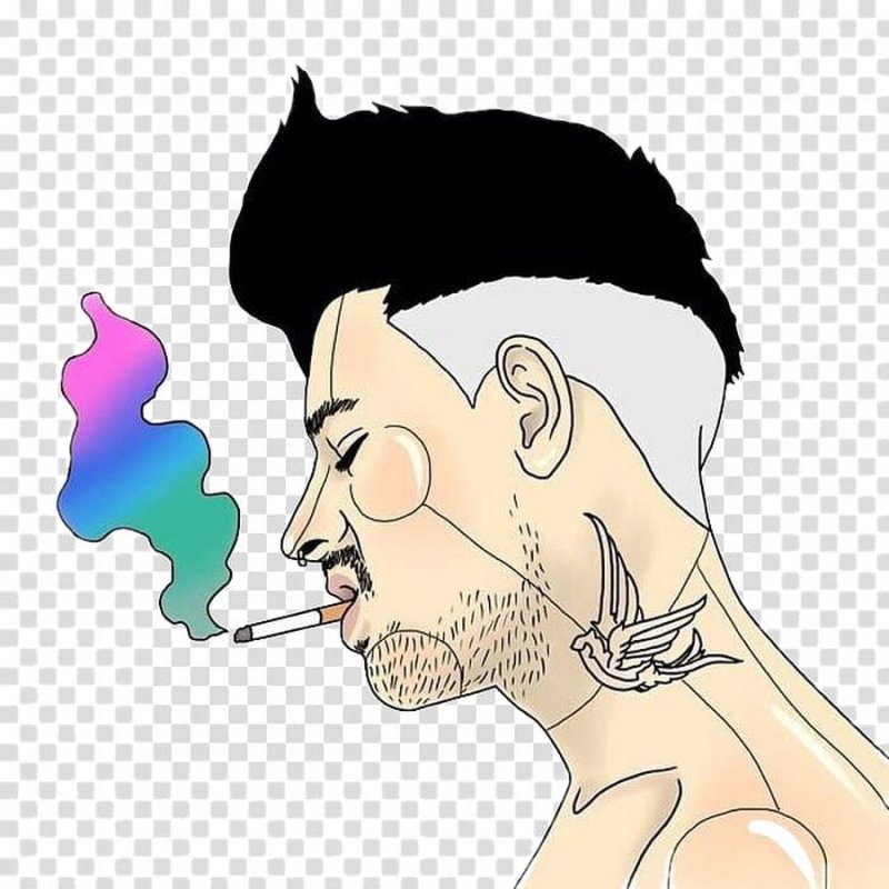 Мультяшный курящий