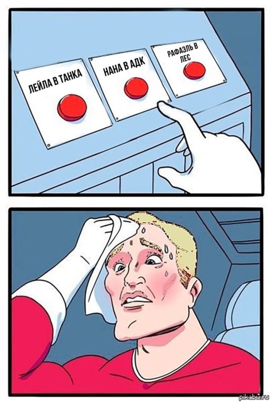 Мем с нажатием кнопки