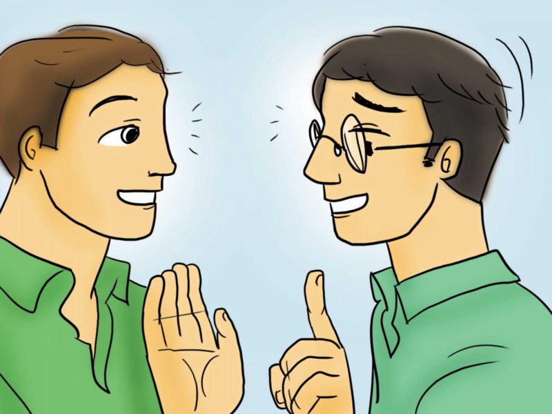 Разговор мультяшный