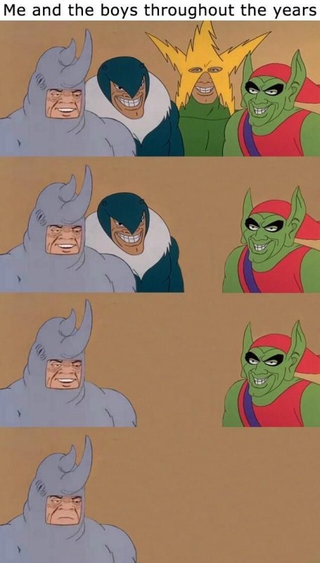 Мем me and the boys