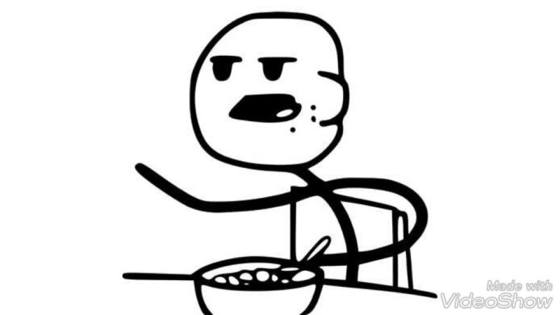 Мем плюет хлопьями