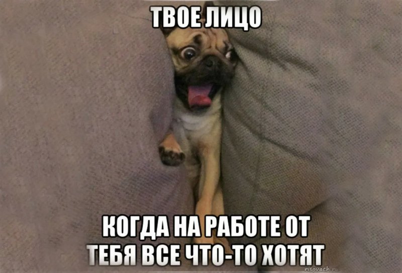 Смешной Мем про работу