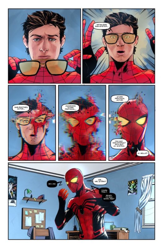 Тони Старк и Питер Паркер комиксы