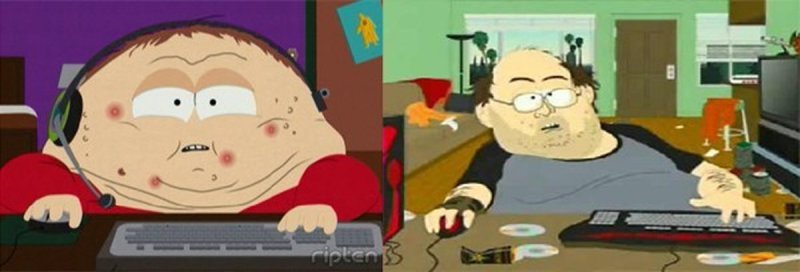 КАРТМАН за компом Южный парк