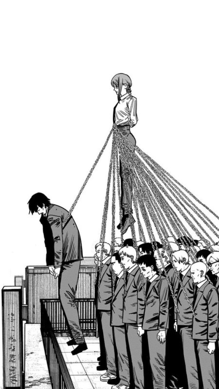 Макима человек бензопила Манга