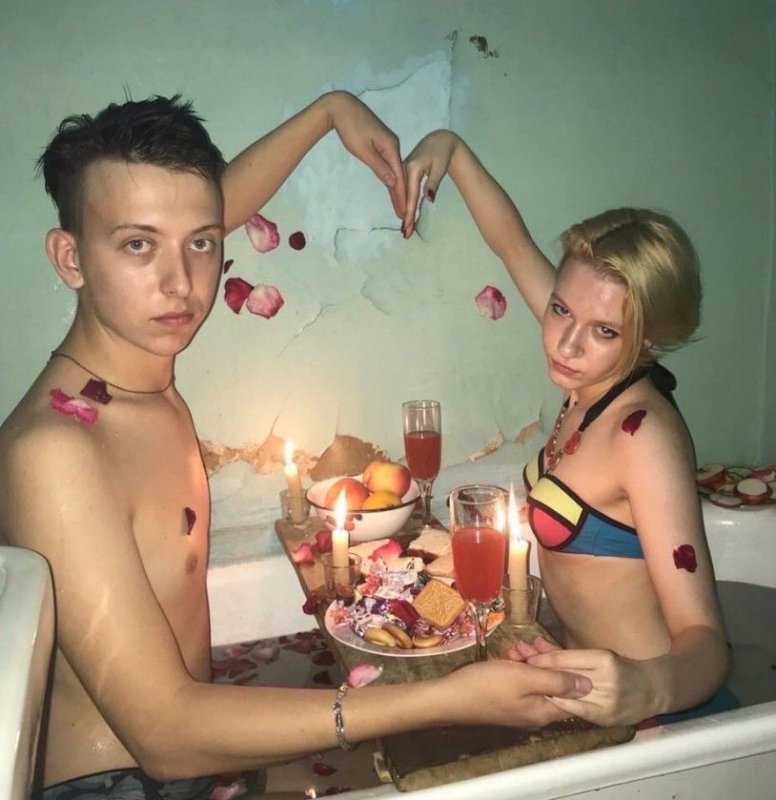 Романтик в ванной