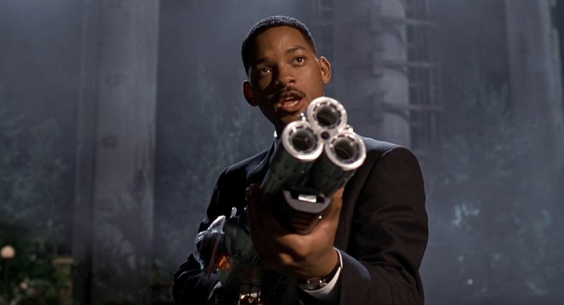 Негр с пистолетом