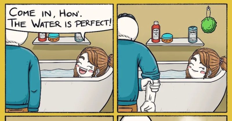 Горячая вода Мем