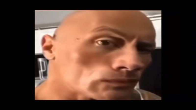 Дуэйн скала Джонсон бровь