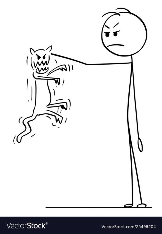 Человечки держат на поводке