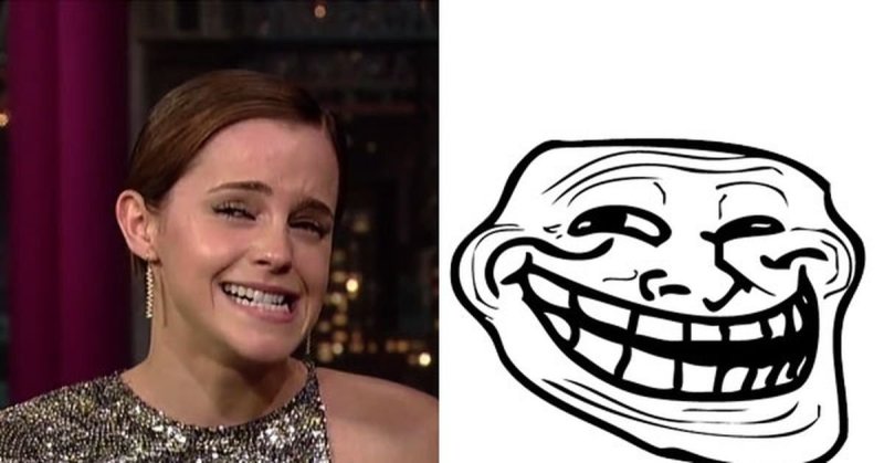 Смеющееся лицо