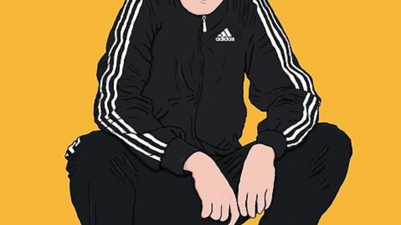 Гопник в адидасе