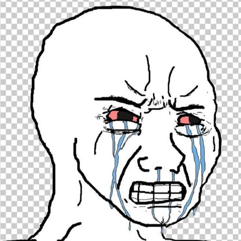 Плачущий человек Мем