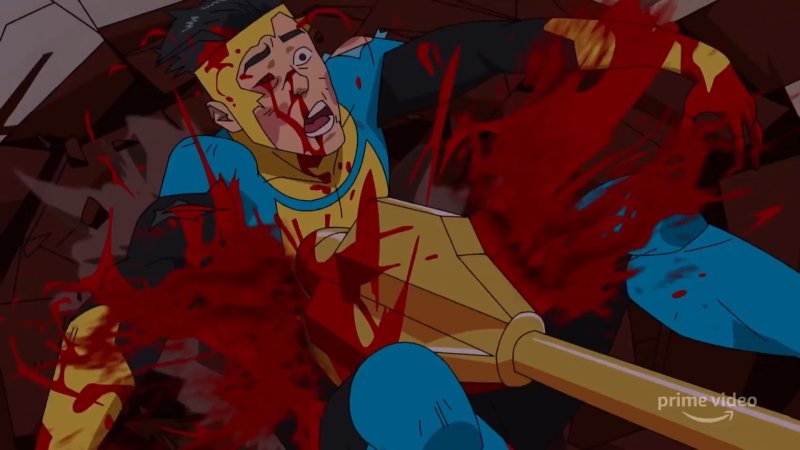 Неуязвимый мультсериал кровь