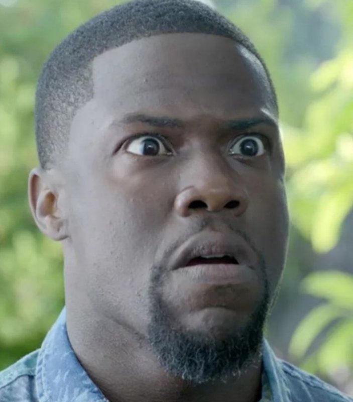 Афроамериканец удивляется