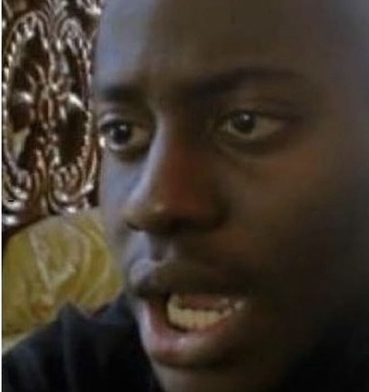 Негр удивление