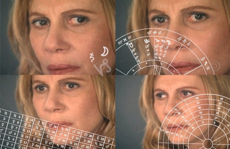 Девушка думает Мем