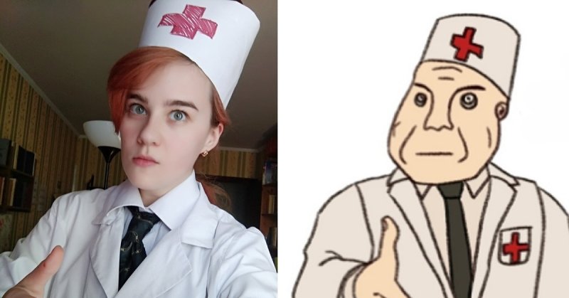 Санитар психиатрической больницы Мем