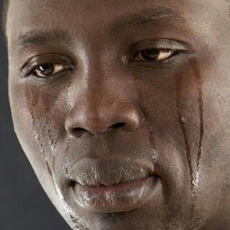 Расстроенный негр