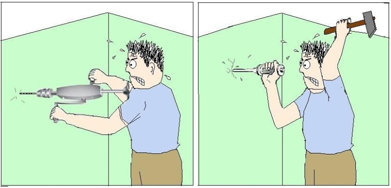 Сосед с дрелью