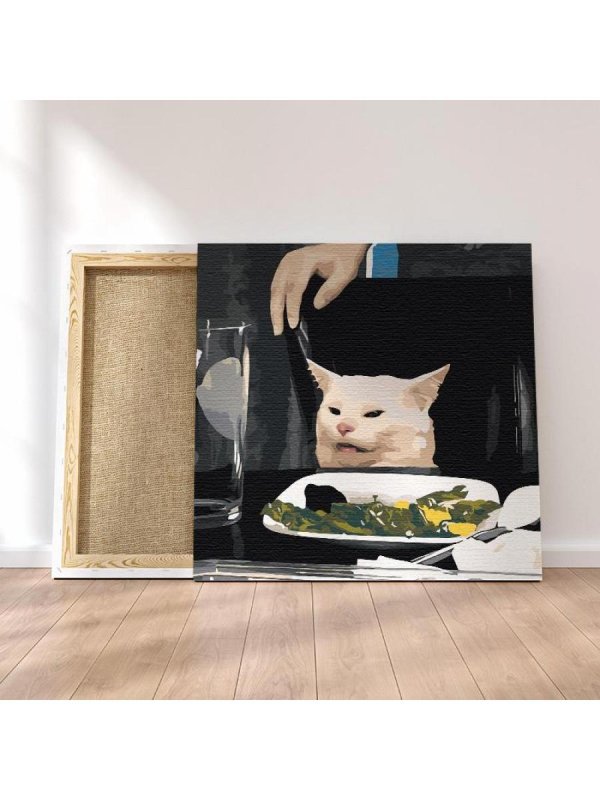 Картины по номерам мемы с котами